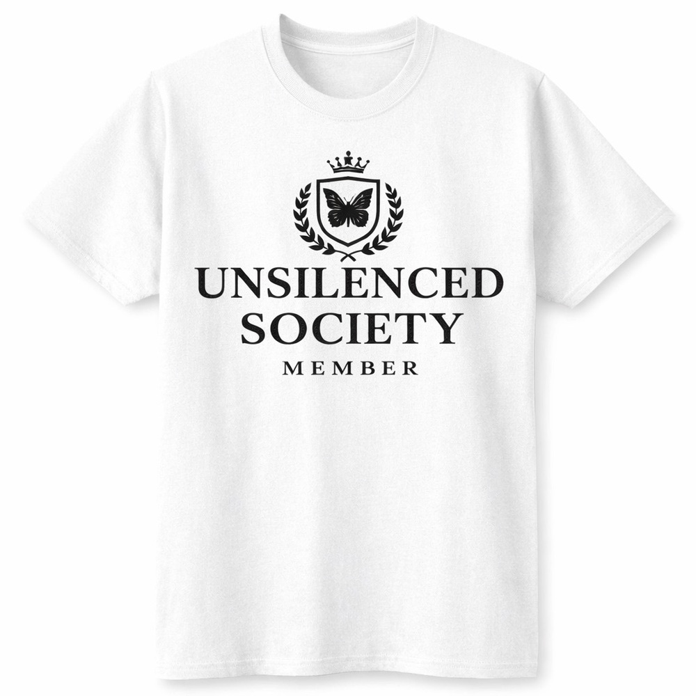 Unsilenced Society Member Shirt | Unisex Graphic Tee | Statement Shirt
